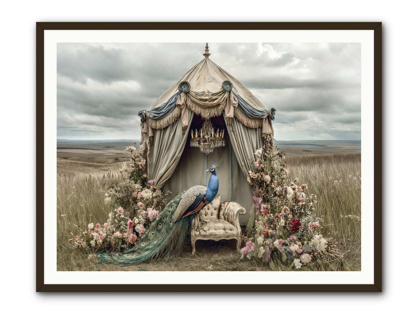 Where the Wild Grew Gentle -- Framed Print - Black 48x36