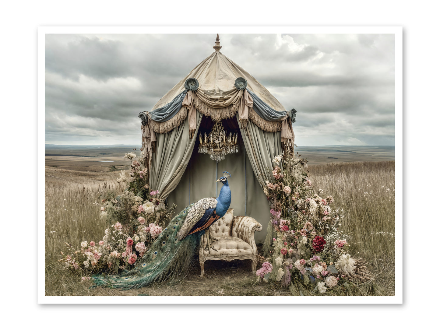 Where the Wild Grew Gentle -- Loose Canvas Print 48x36