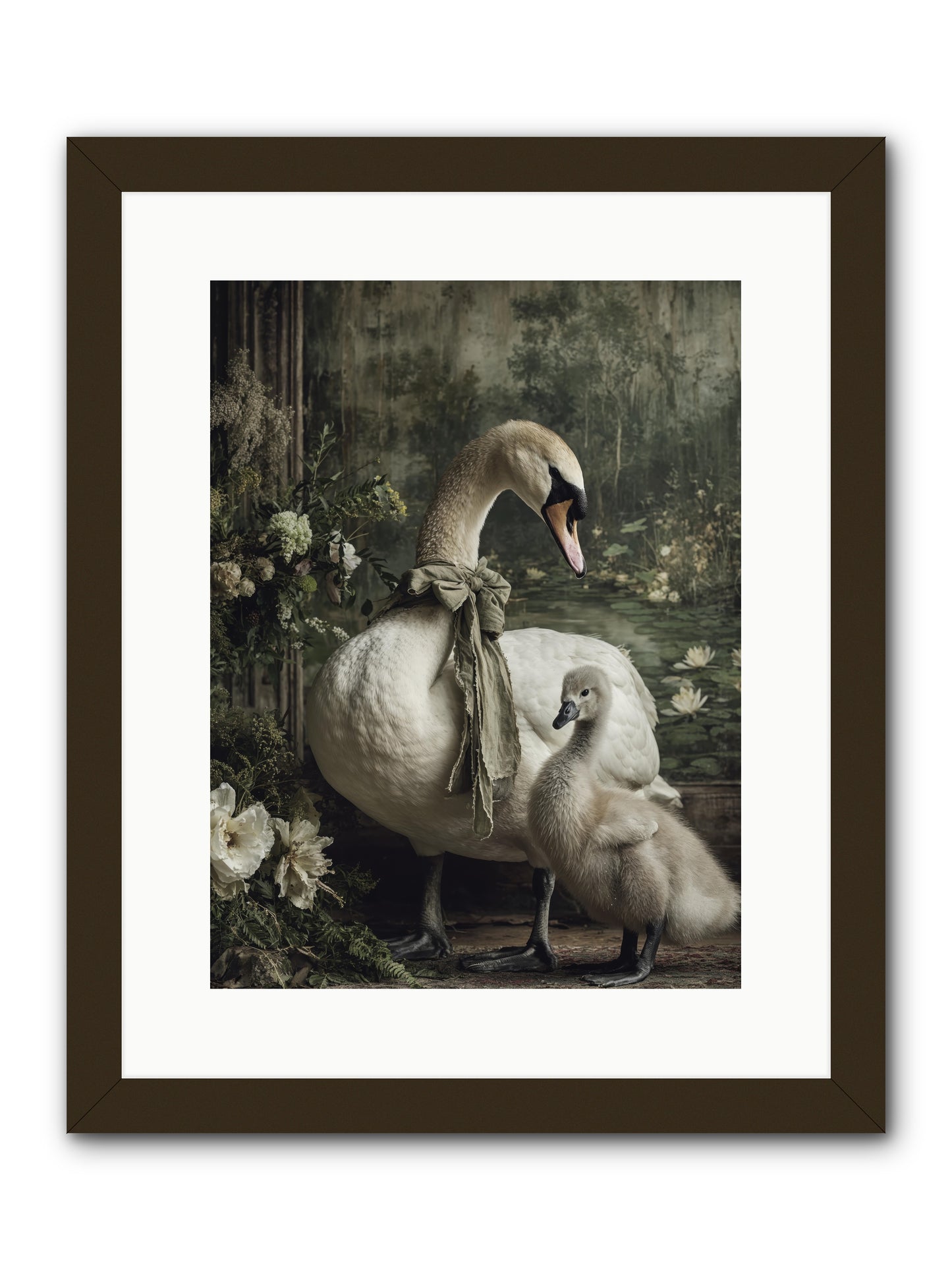 Where whispers live -- Framed Print - Black 12x16