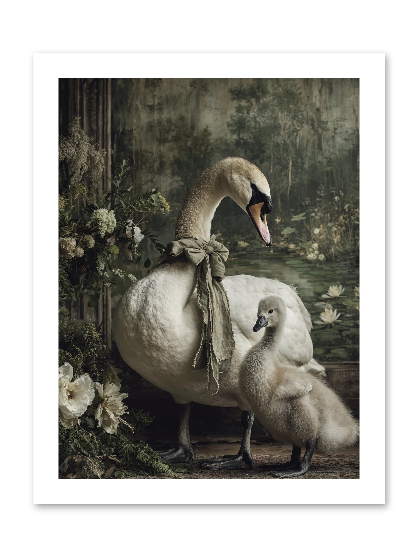 Where whispers live -- Loose Canvas Print 12x16