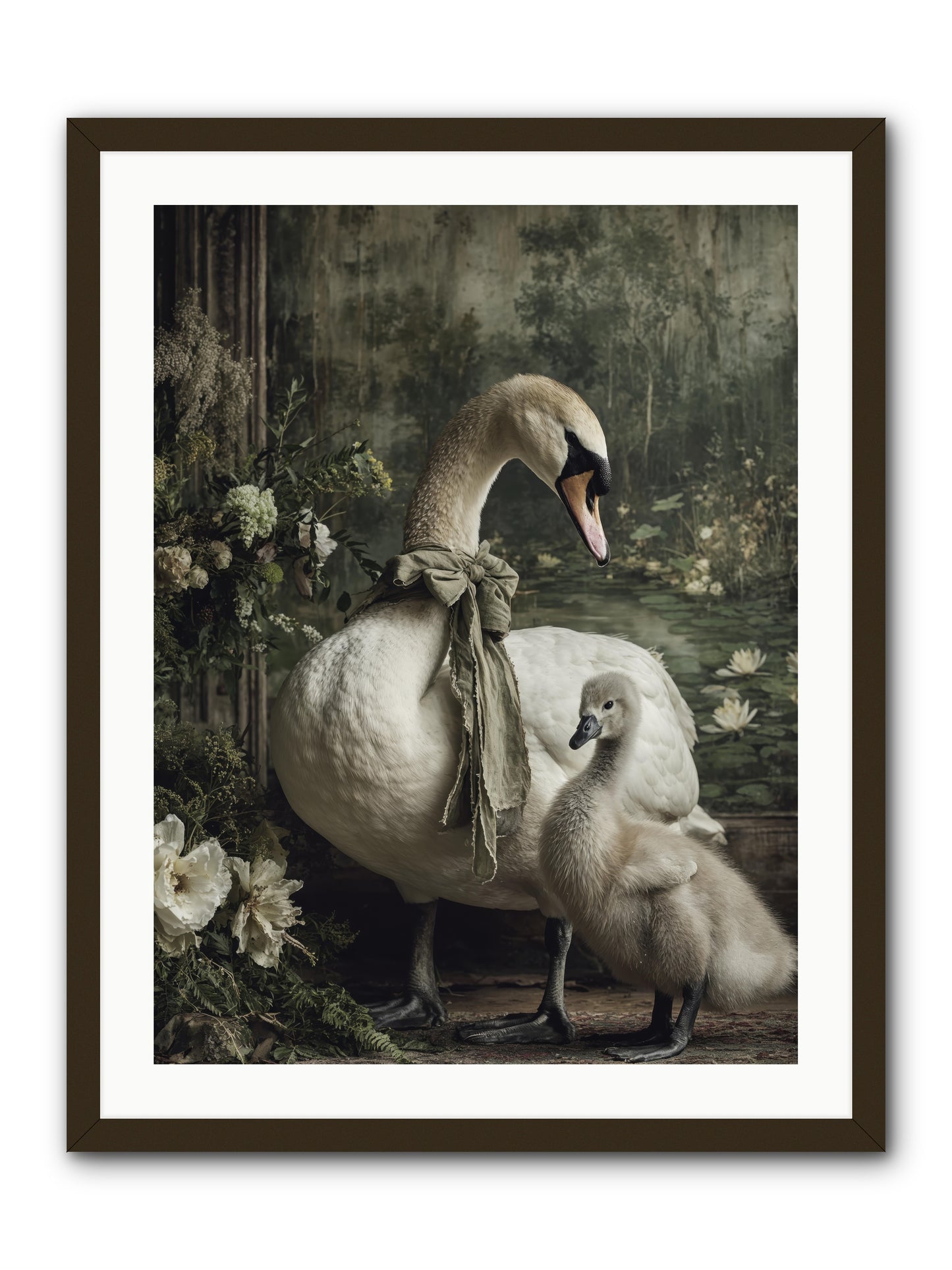 Where whispers live -- Framed Print - Black 24x32