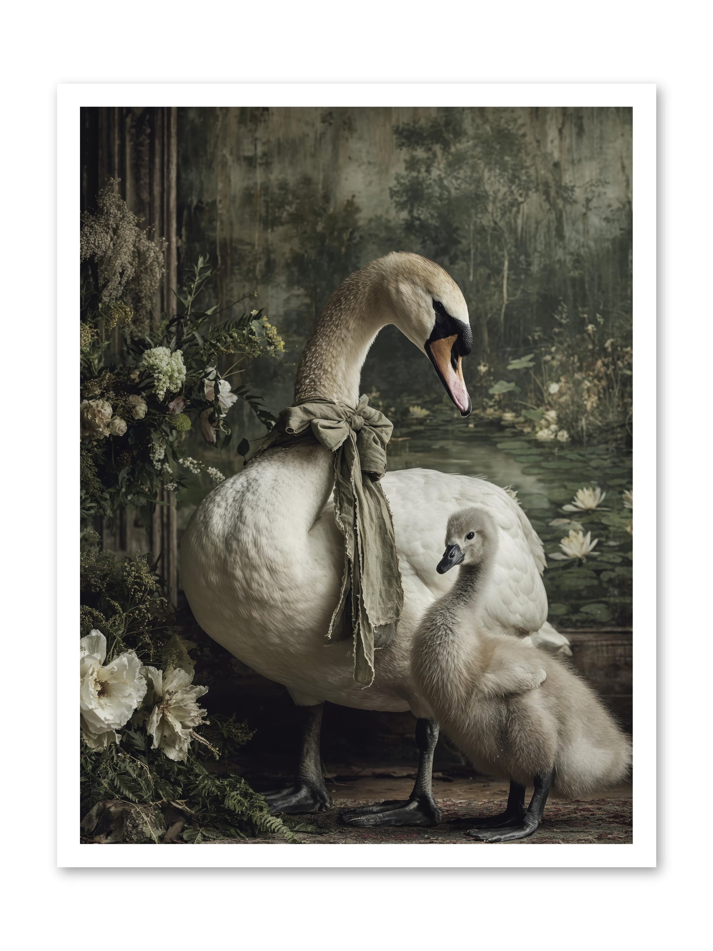 Where whispers live -- Loose Canvas Print 24x32