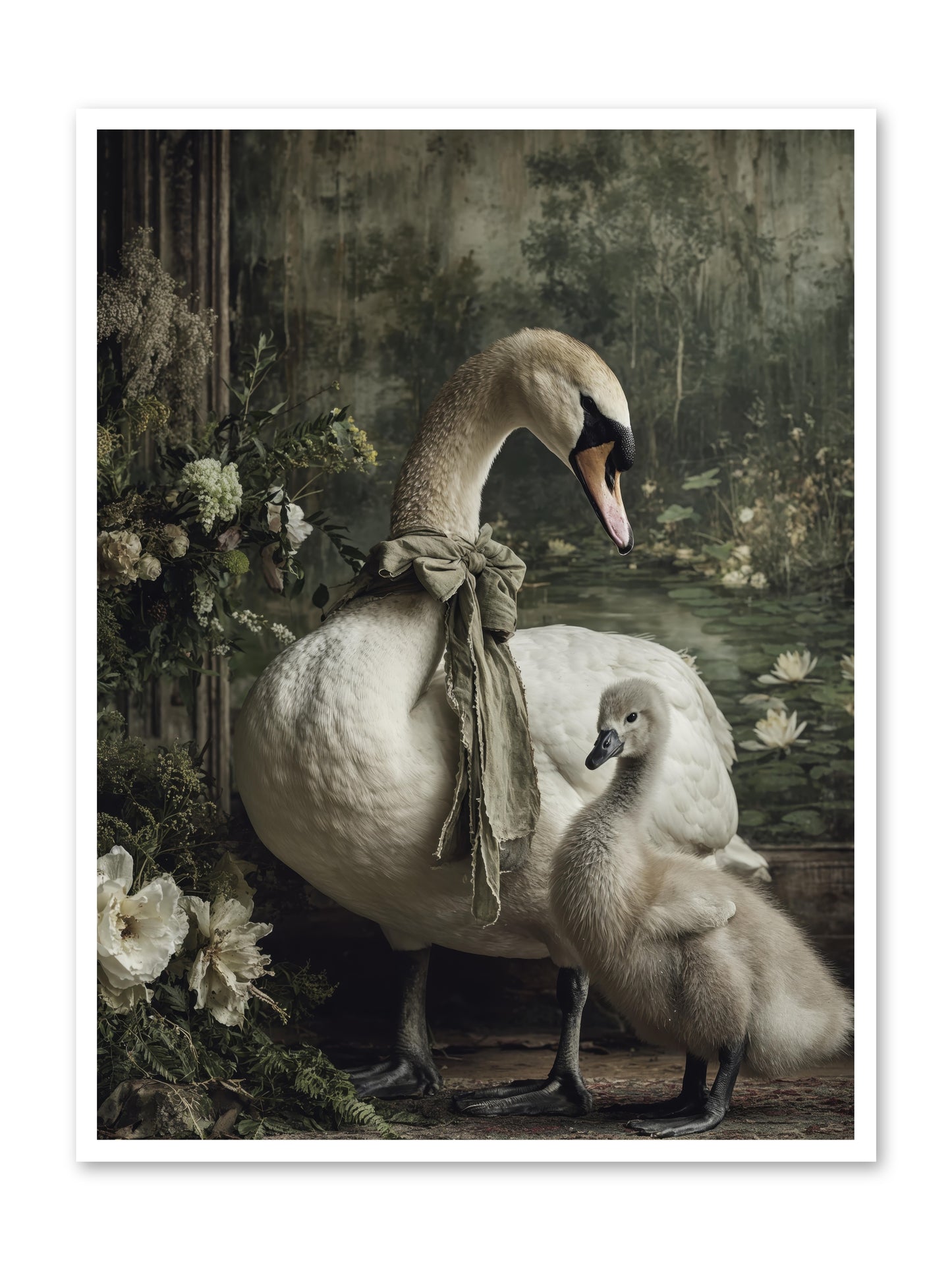 Where whispers live -- Loose Canvas Print 36x48