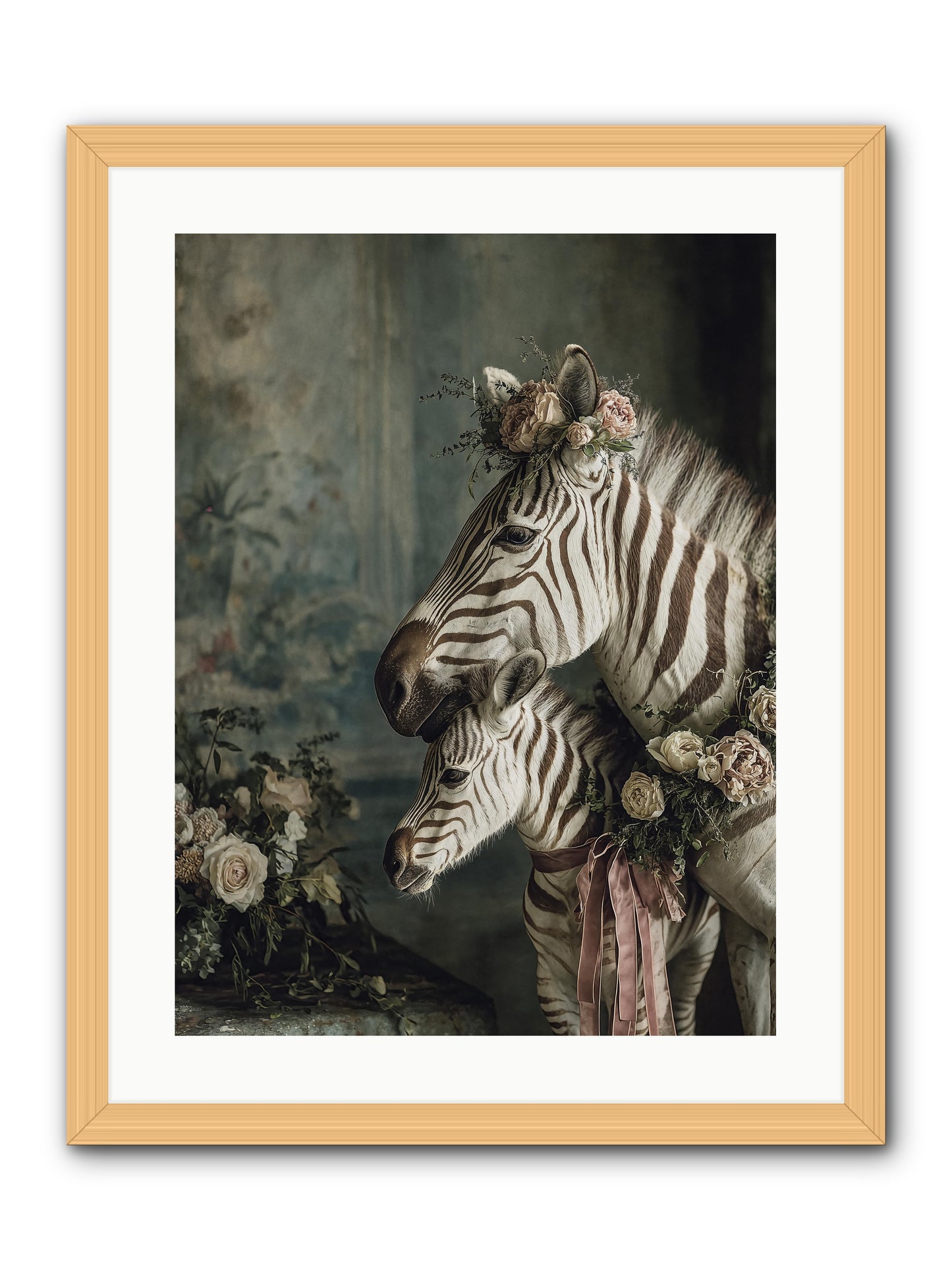 Where wishes live -- Framed Print - Natural 18x24