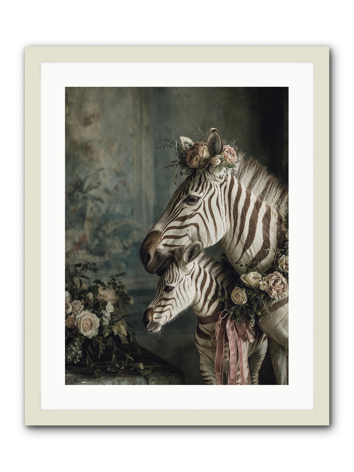 Where wishes live -- Framed Print - White 18x24