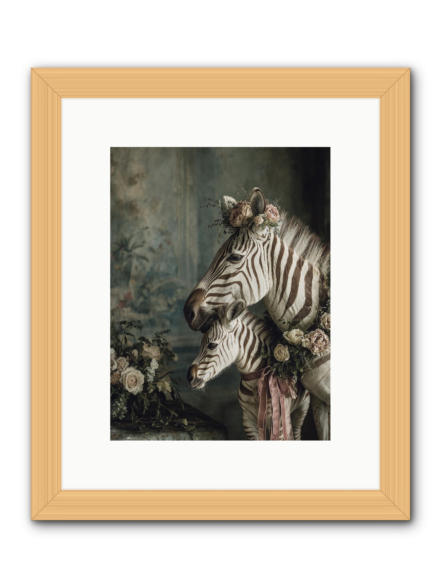 Where wishes live -- Framed Print - Natural 9x12