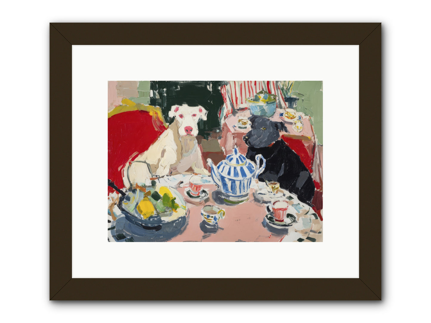 While She Was Gone -- Framed Print - Black 12x9