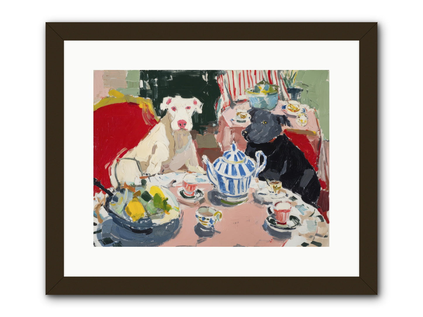 While She Was Gone -- Framed Print - Black 16x12