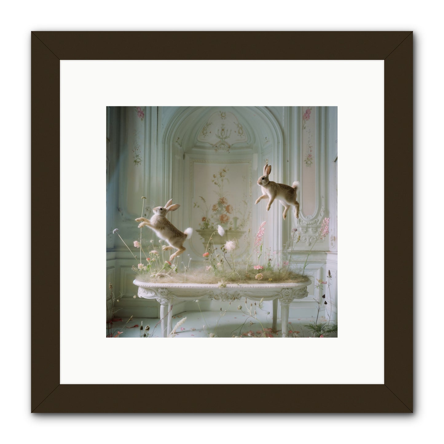 Whimsical Wanderings -- Framed Print - Black 10x10