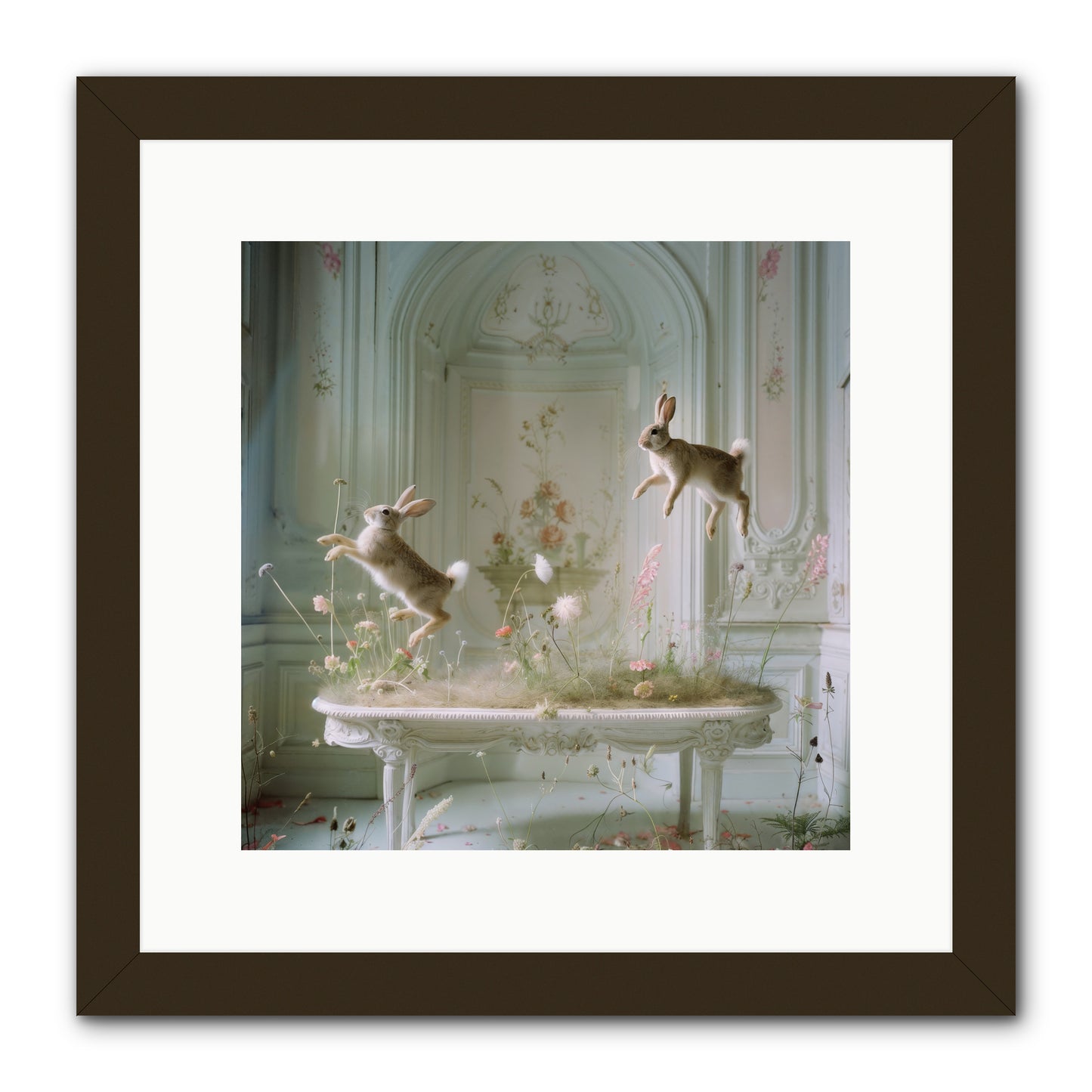 Whimsical Wanderings -- Framed Print - Black 12x12