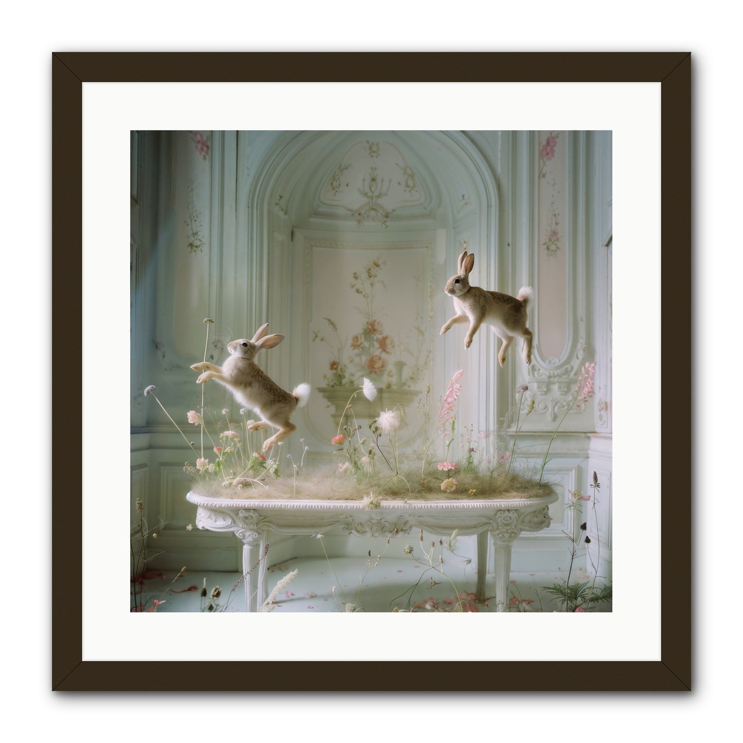 Whimsical Wanderings -- Framed Print - Black 20x20