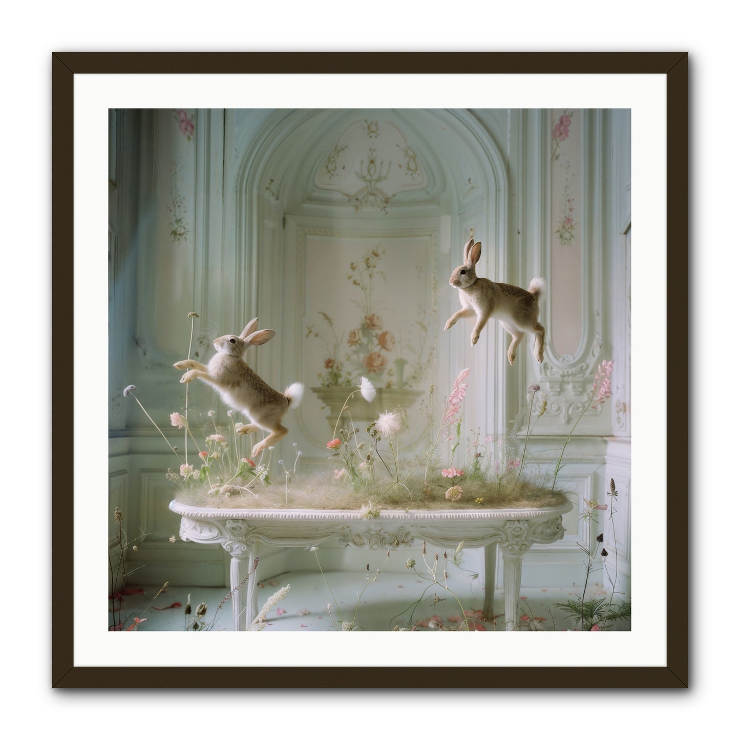 Whimsical Wanderings -- Framed Print - Black 30x30