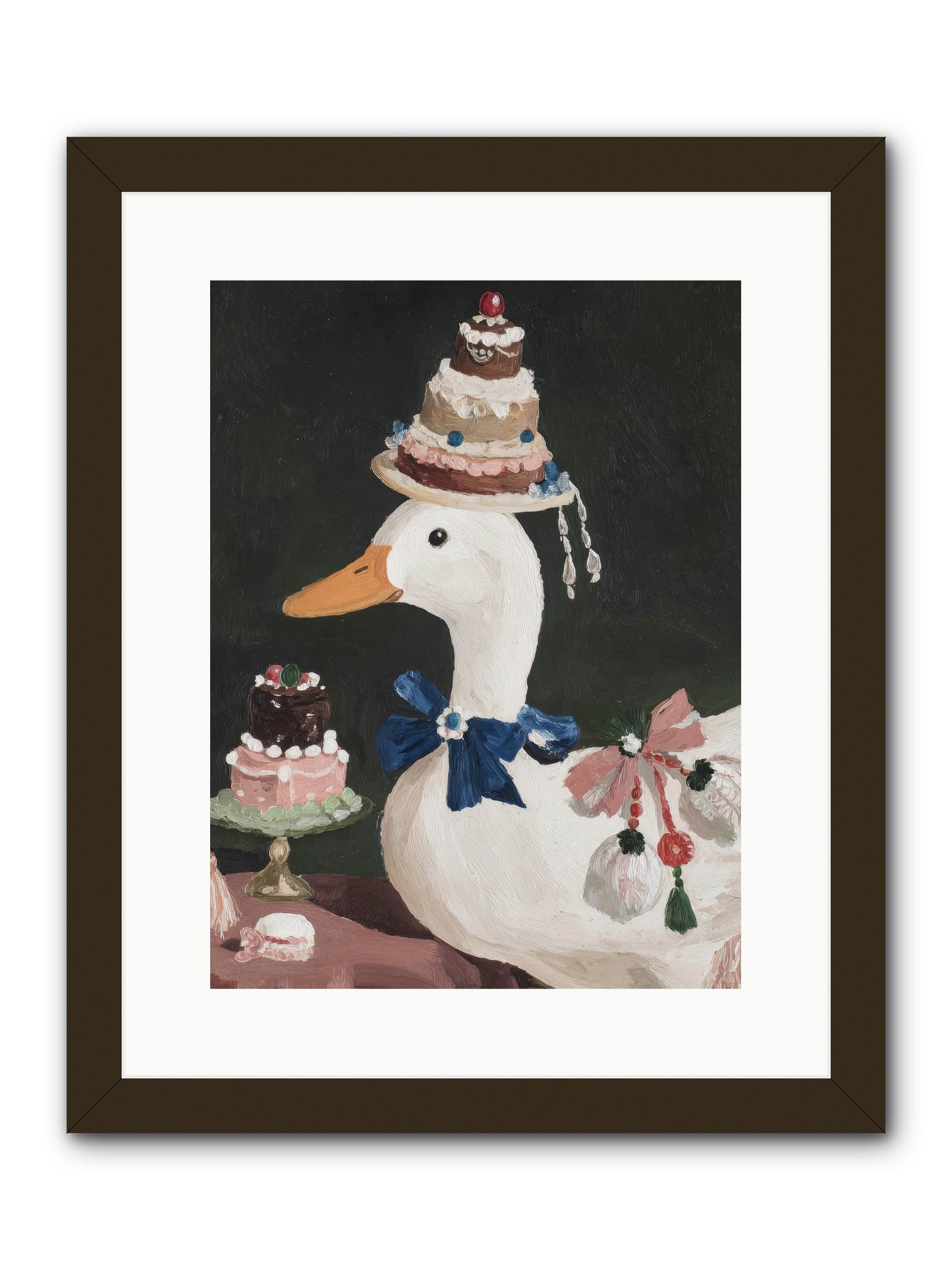 Whimsy Ascending -- Framed Print - Black 12x16