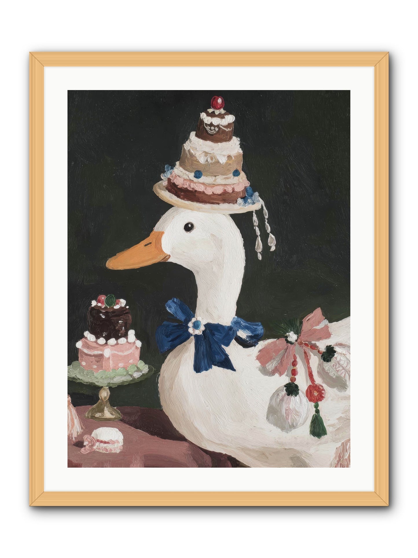 Whimsy Ascending -- Framed Print - Natural 24x32