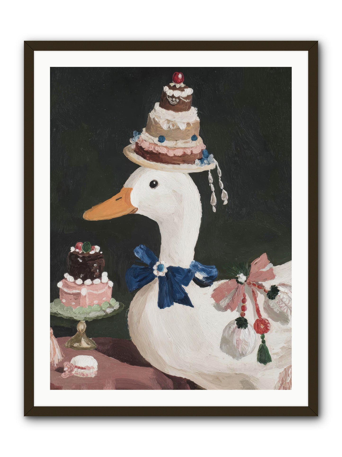 Whimsy Ascending -- Framed Print - Black 30x40