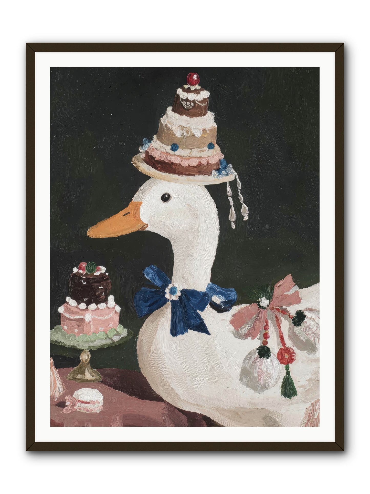 Whimsy Ascending -- Framed Print - Black 36x48