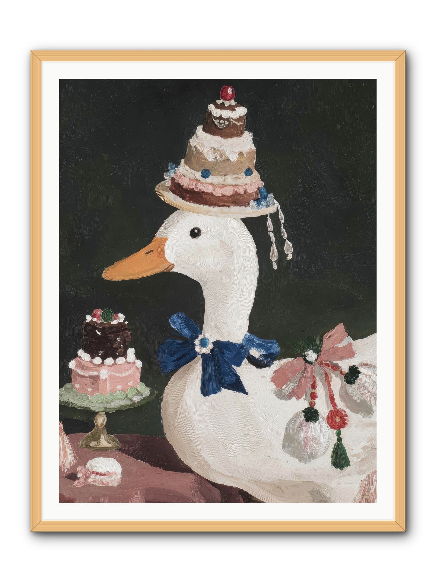 Whimsy Ascending -- Framed Print - Natural 36x48