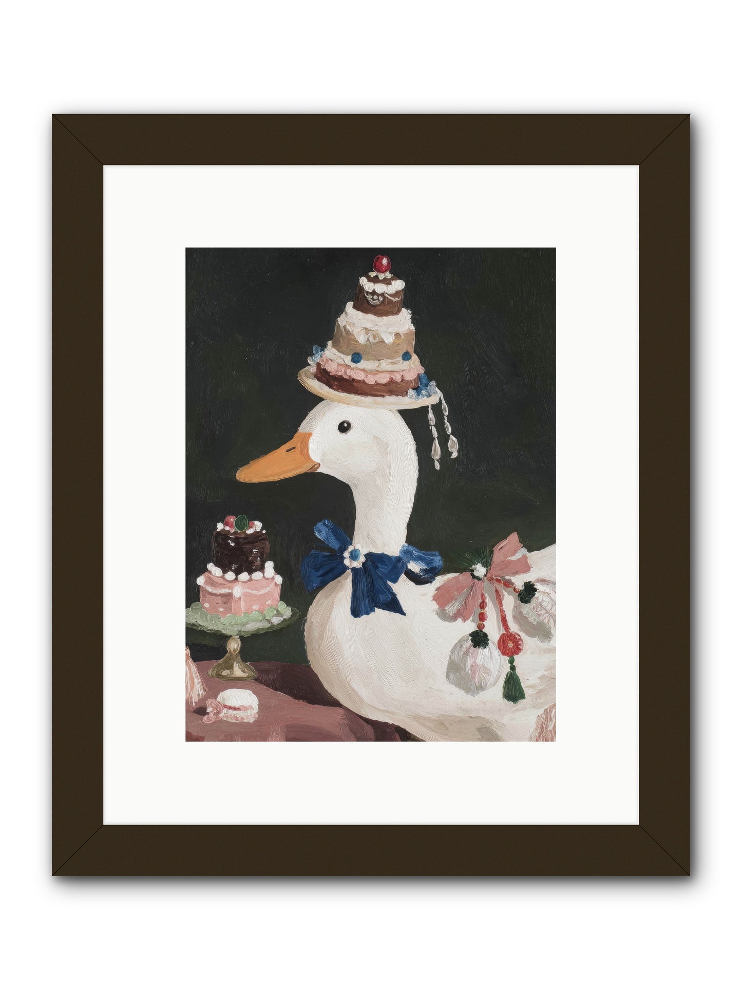Whimsy Ascending -- Framed Print - Black 9x12