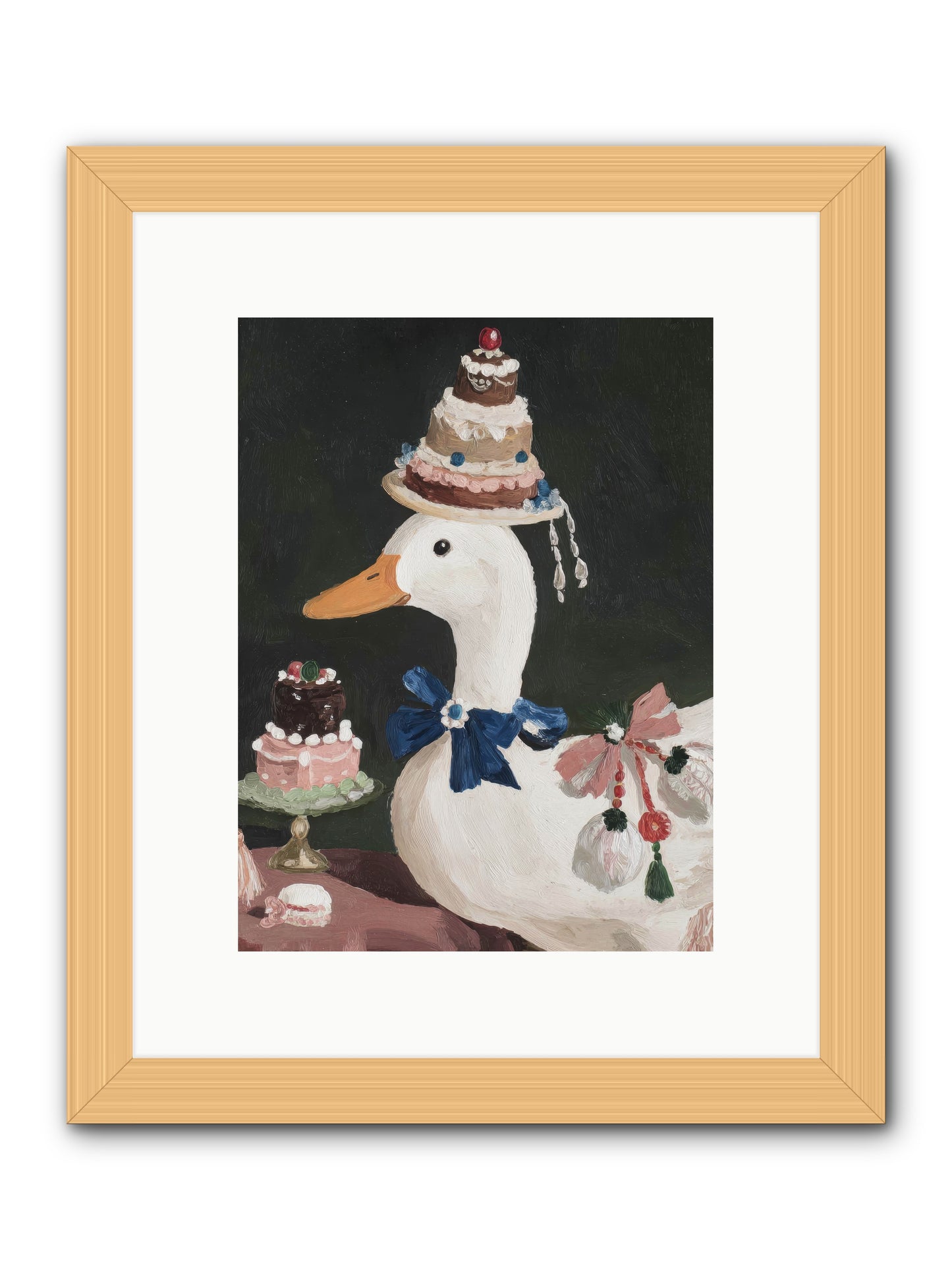 Whimsy Ascending -- Framed Print - Natural 9x12