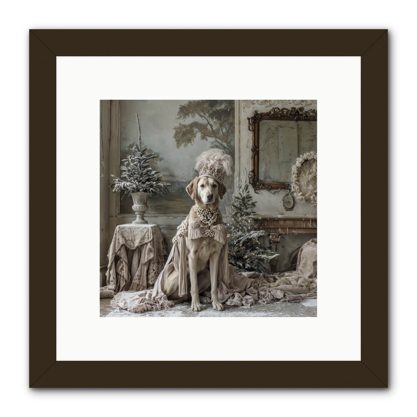 Whimsy In Wonderland -- Framed Print - Black 10x10