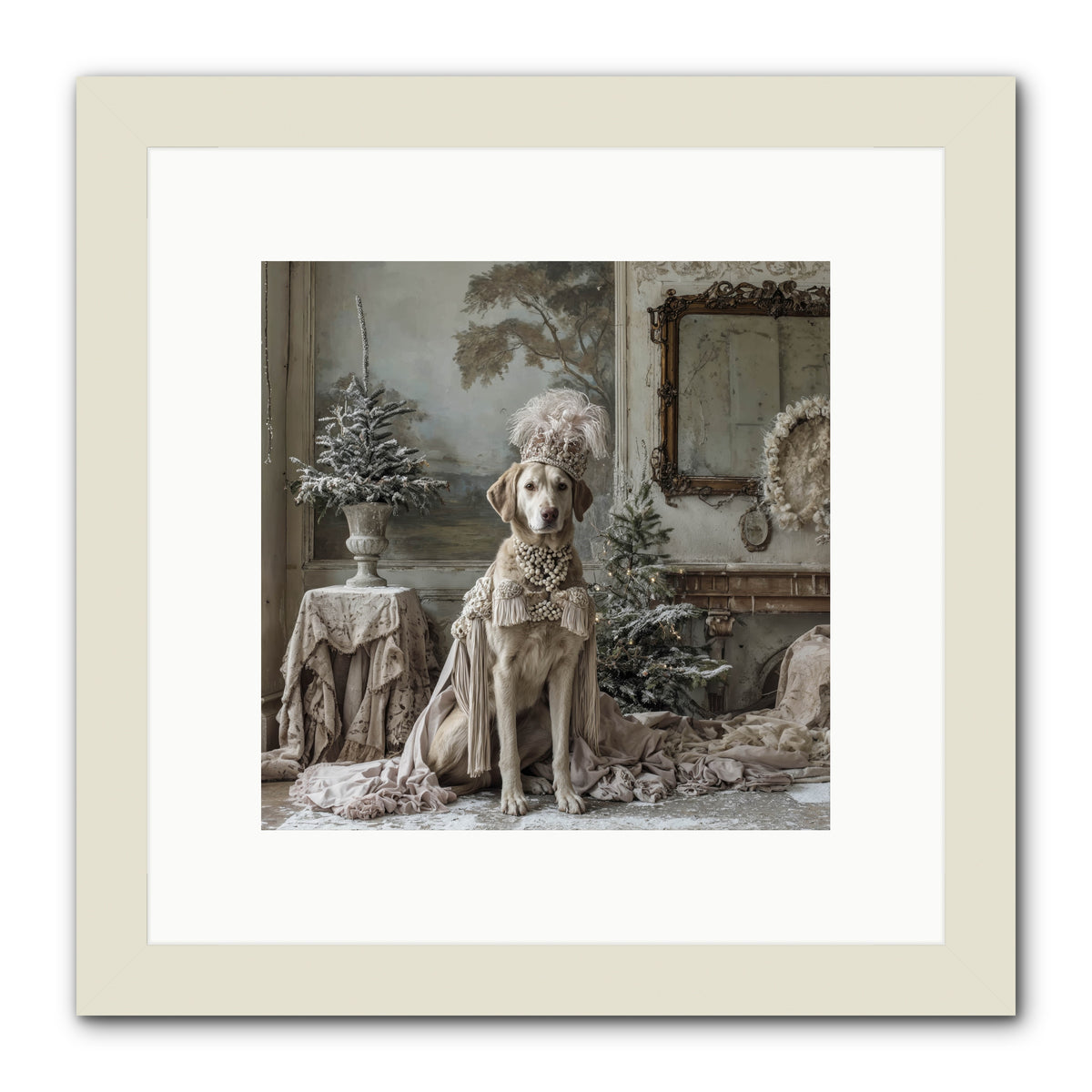 Whimsy In Wonderland -- Framed Print - White 10x10