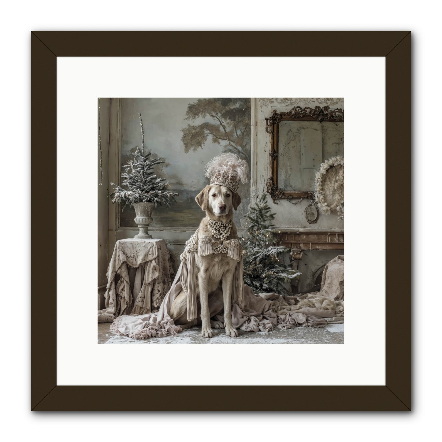 Whimsy In Wonderland -- Framed Print - Black 12x12