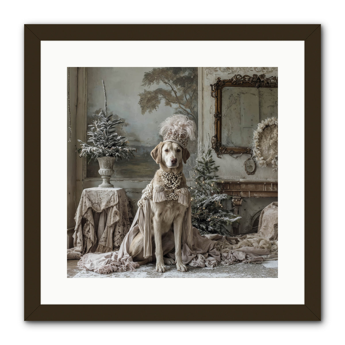 Whimsy In Wonderland -- Framed Print - Black 16x16