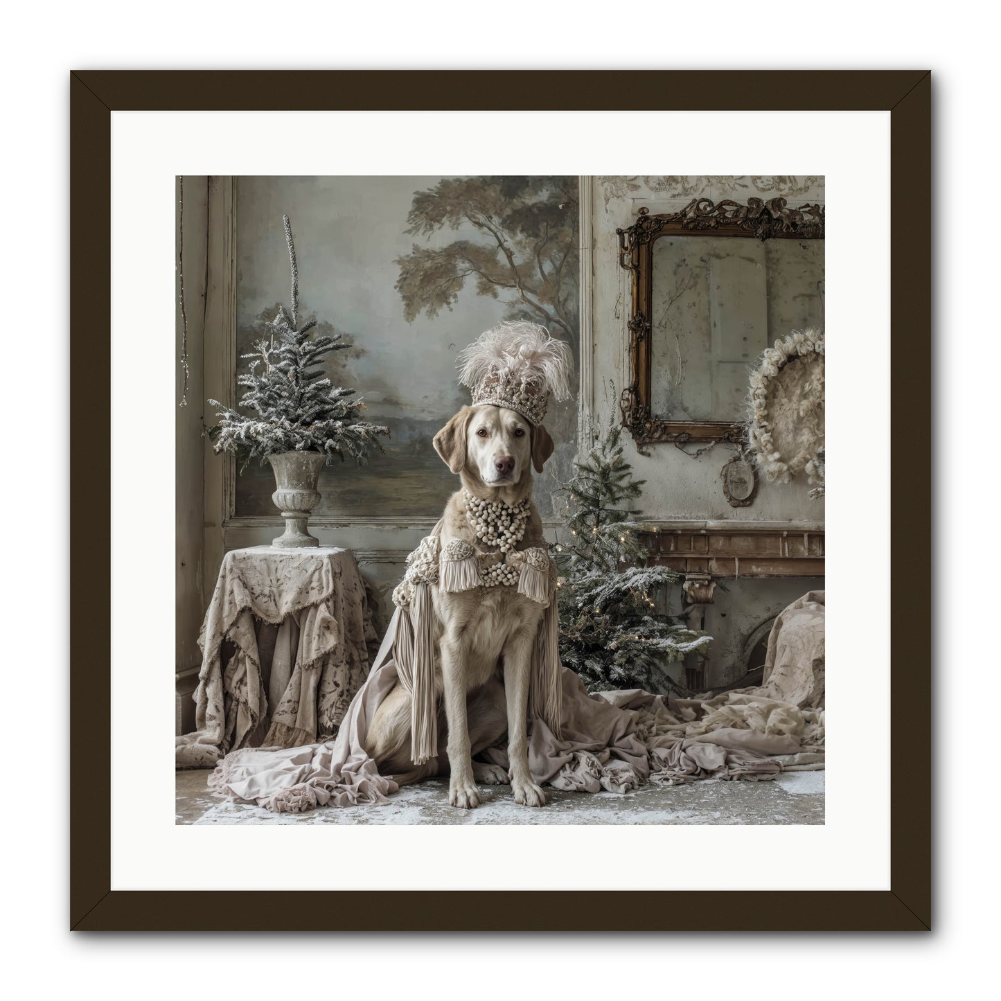 Whimsy In Wonderland -- Framed Print - Black 20x20