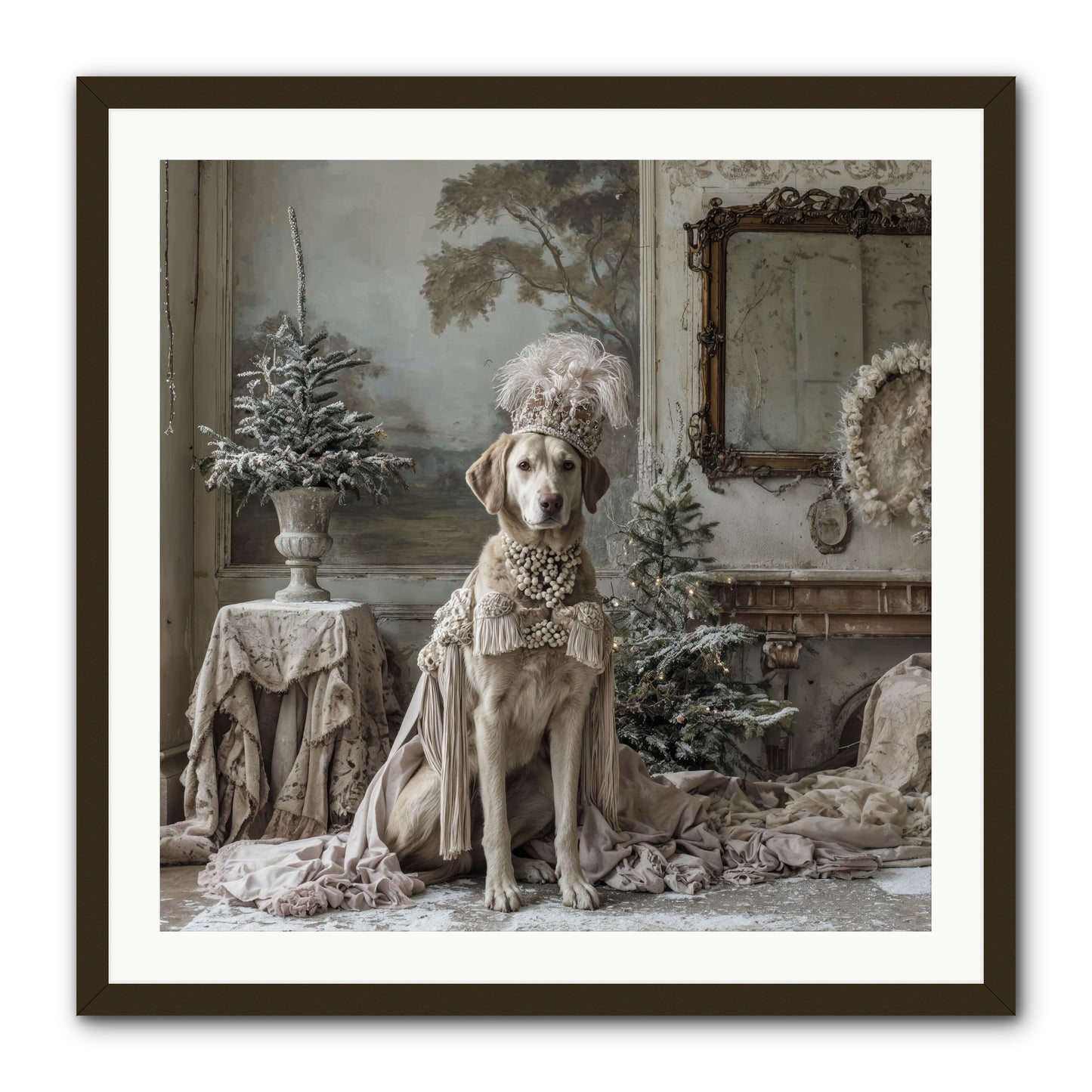 Whimsy In Wonderland -- Framed Print - Black 30x30