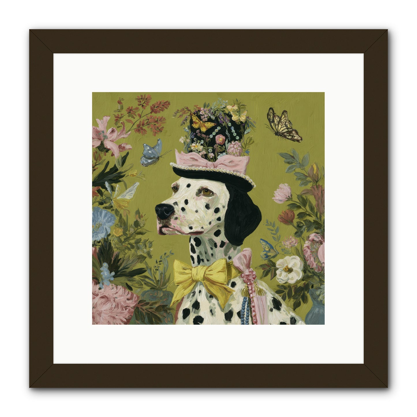 Whimsy’s Call -- Framed Print - Black 12x12