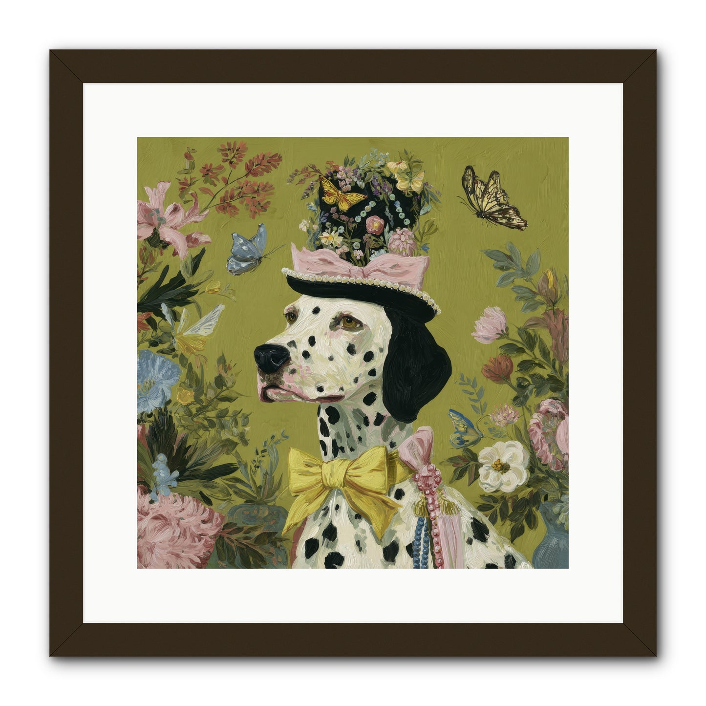 Whimsy’s Call -- Framed Print - Black 16x16