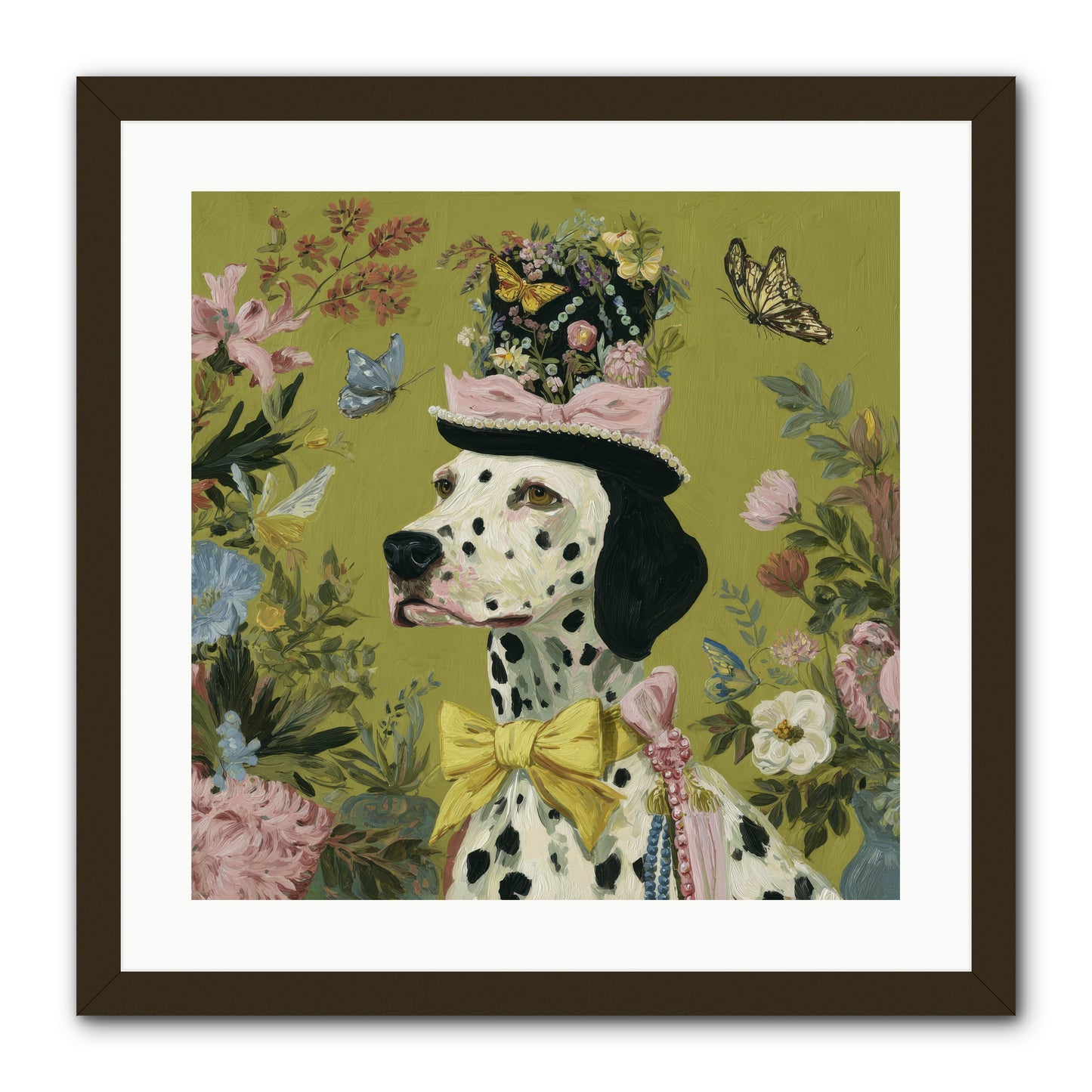 Whimsy’s Call -- Framed Print - Black 20x20
