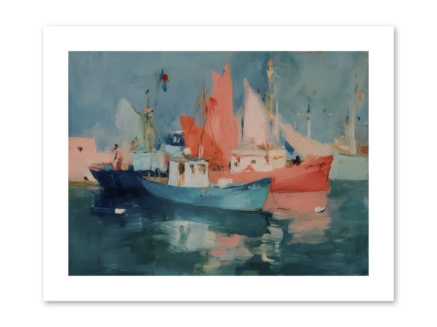 Whisper-Colored Waters -- Paper Print 12x9