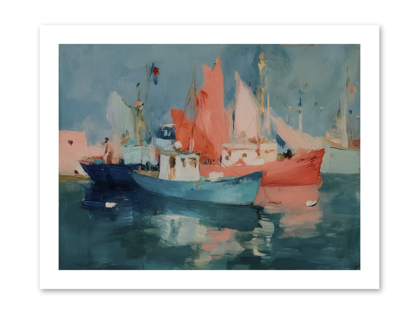Whisper-Colored Waters -- Loose Canvas Print 16x12