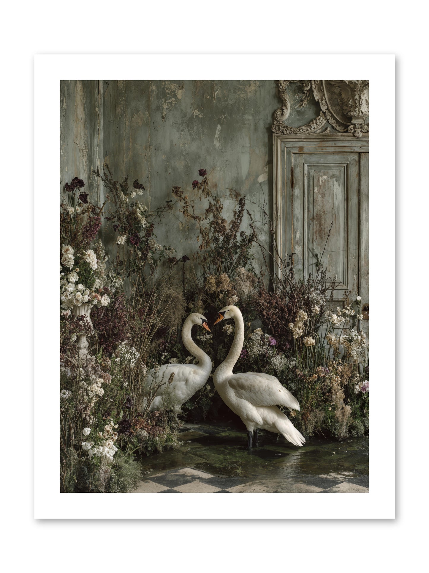 Whispered Affections -- Paper Print 12x16