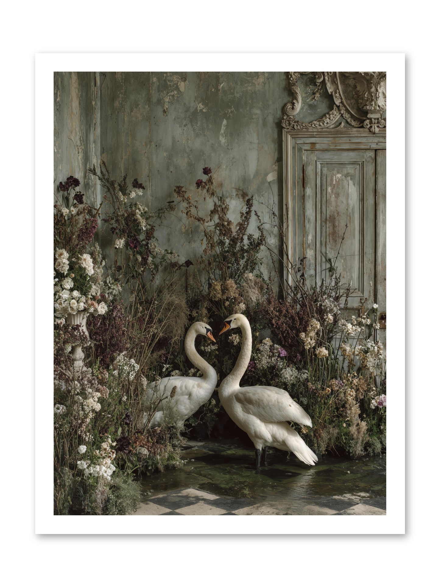 Whispered Affections -- Loose Canvas Print 18x24