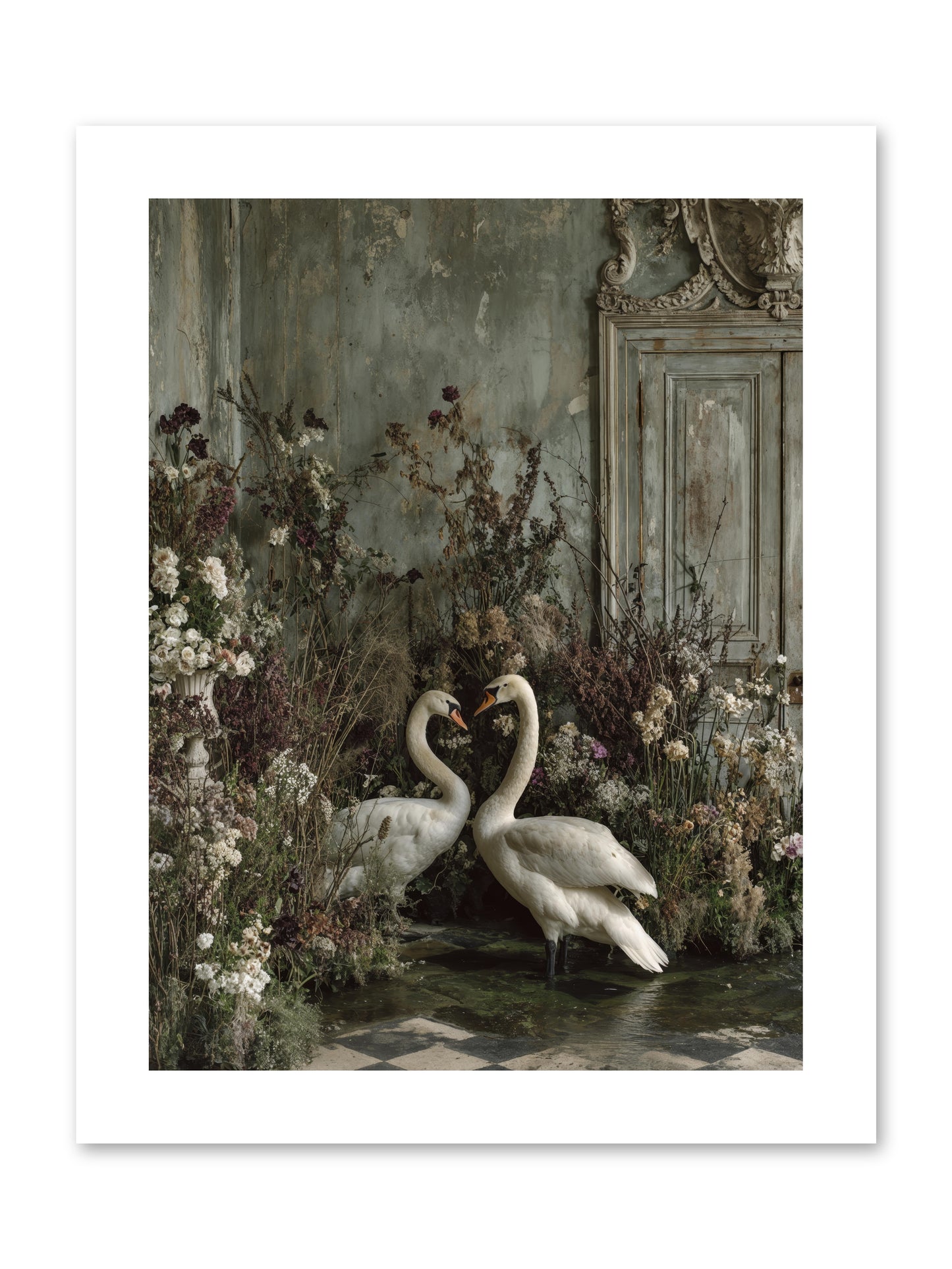 Whispered Affections -- Paper Print 9x12