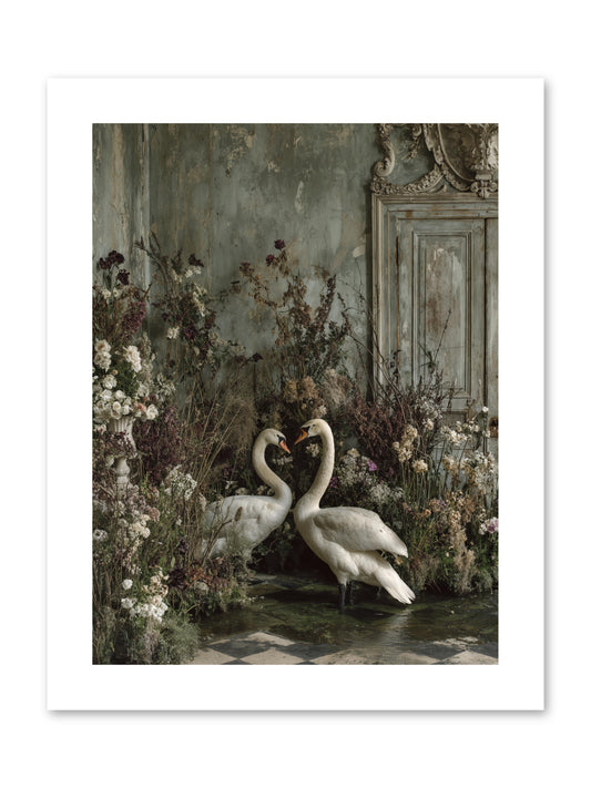 Whispered Affections -- Paper Print 9x12