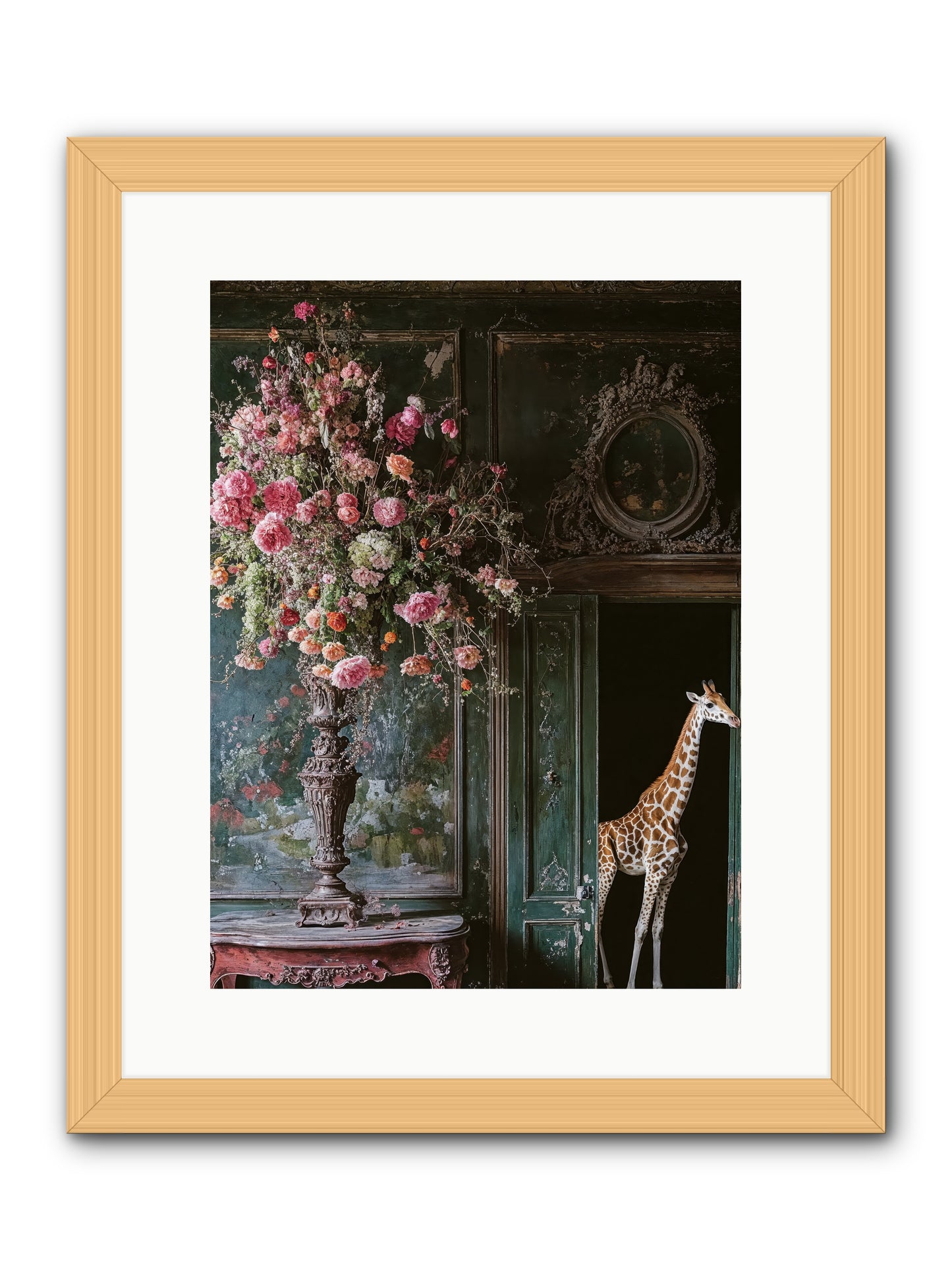 Whispered Entrance -- Framed Print - Natural 12x16