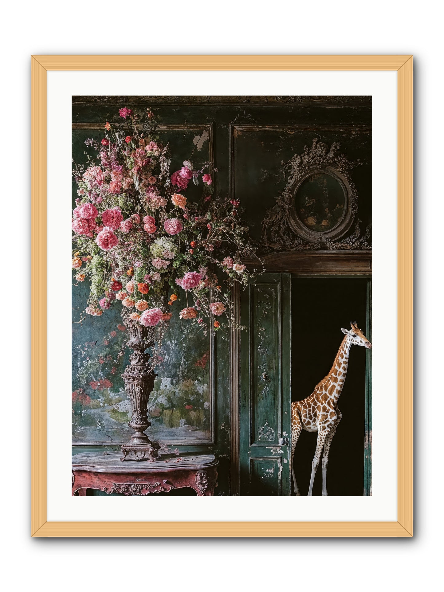 Whispered Entrance -- Framed Print - Natural 24x32