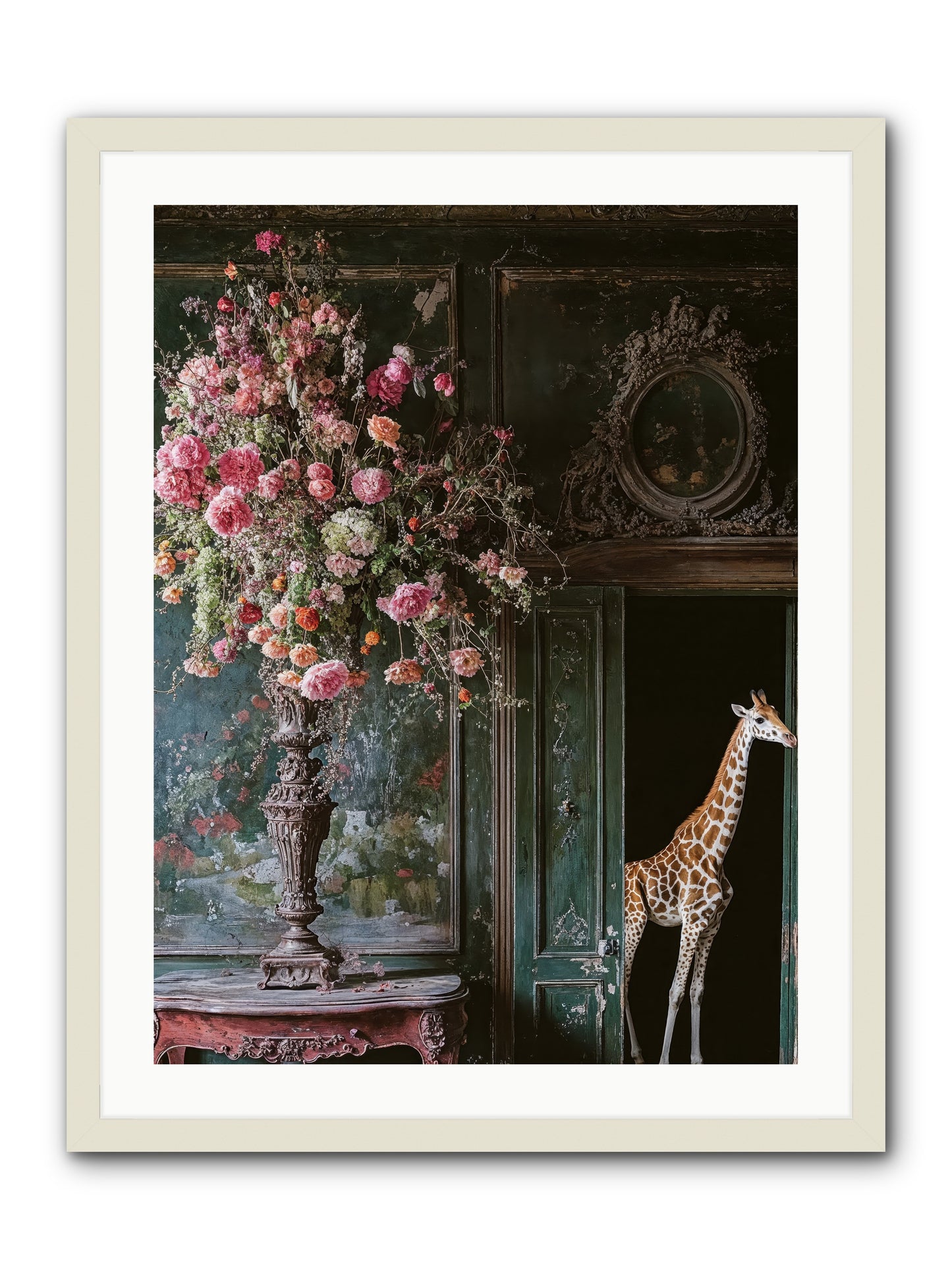 Whispered Entrance -- Framed Print - White 24x32