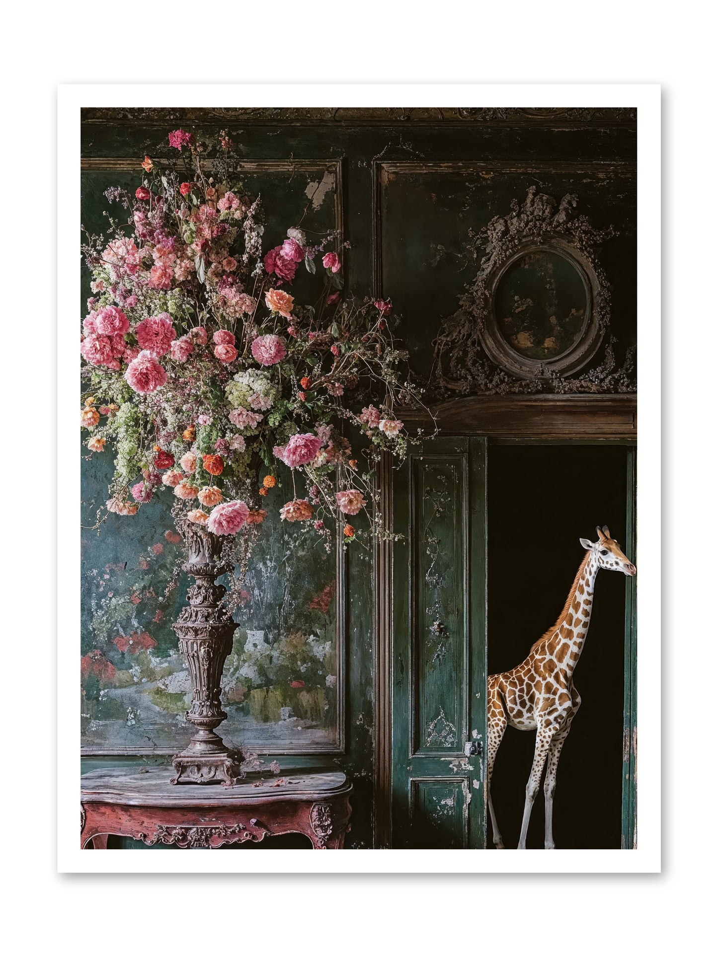 Whispered Entrance -- Loose Canvas Print 24x32