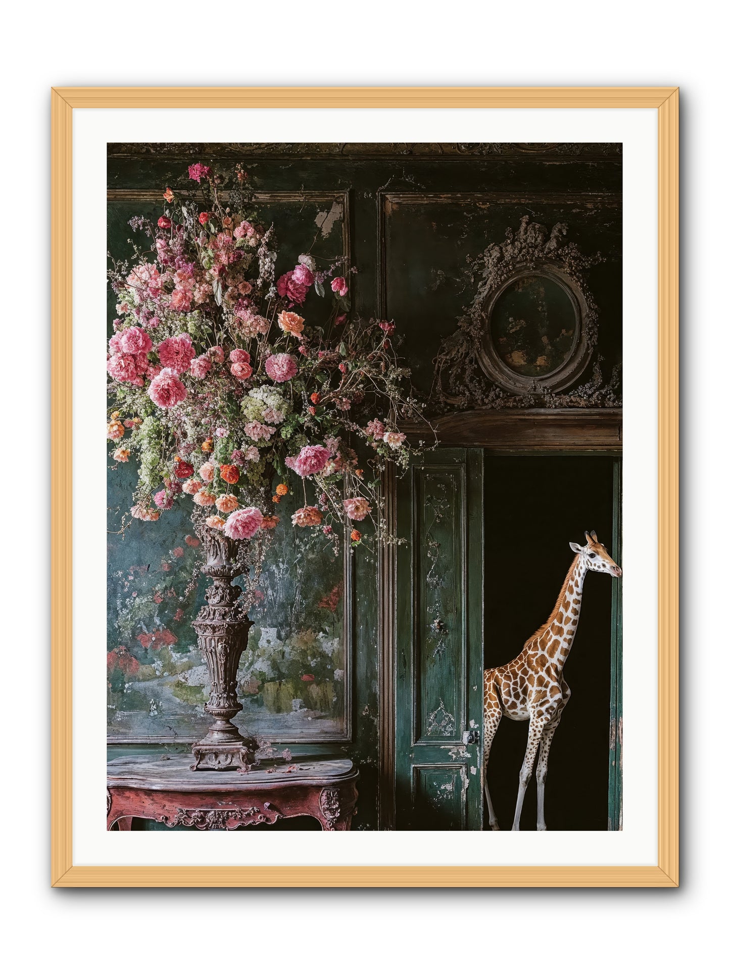 Whispered Entrance -- Framed Print - Natural 30x40
