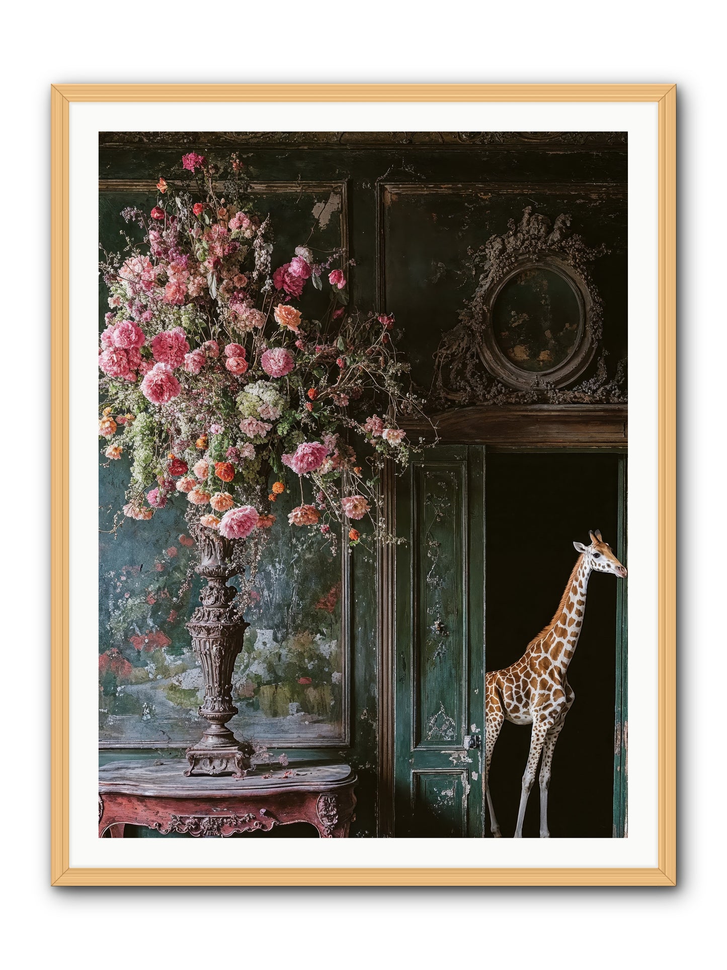 Whispered Entrance -- Framed Print - Natural 36x48