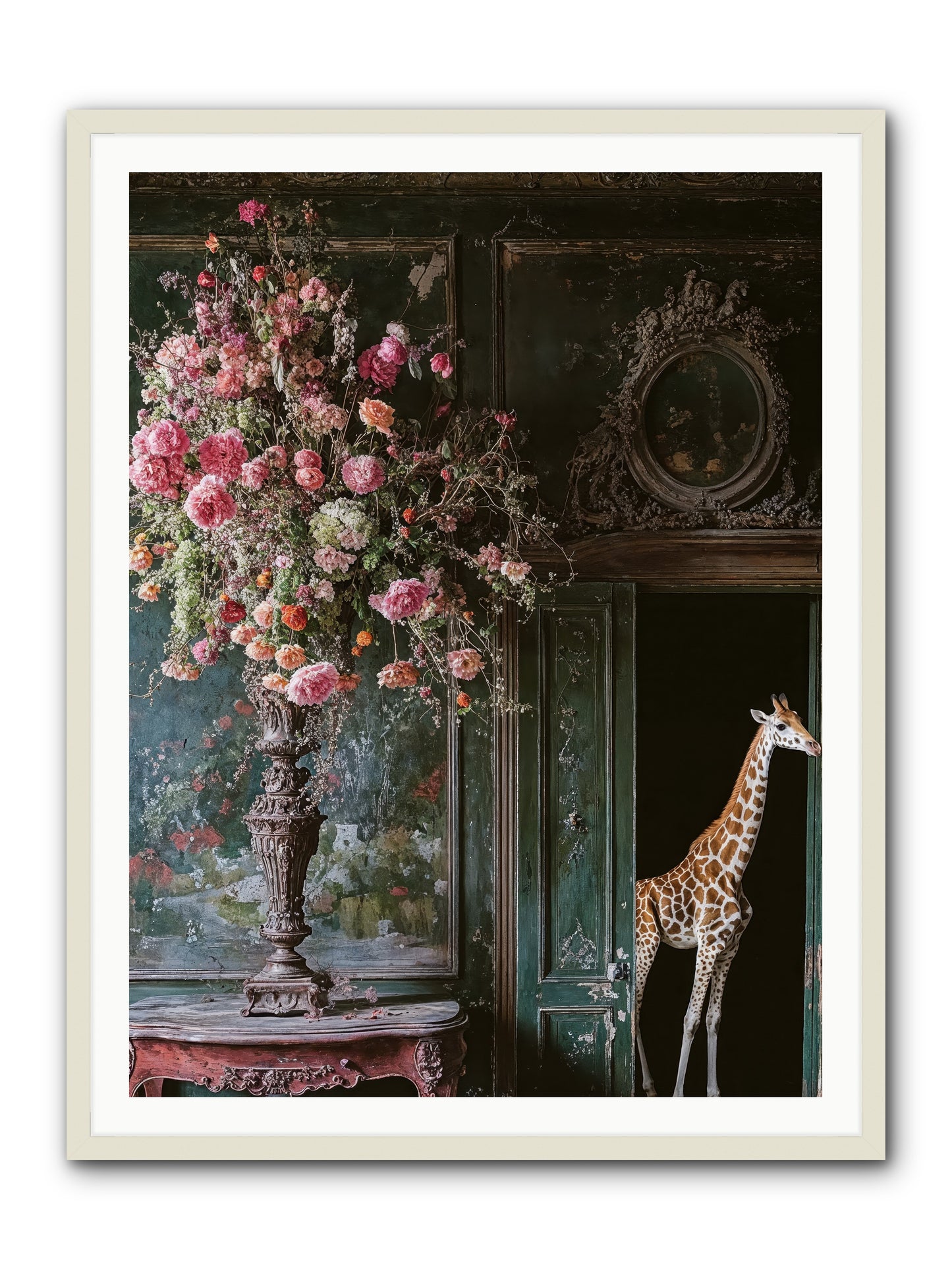 Whispered Entrance -- Framed Print - White 36x48