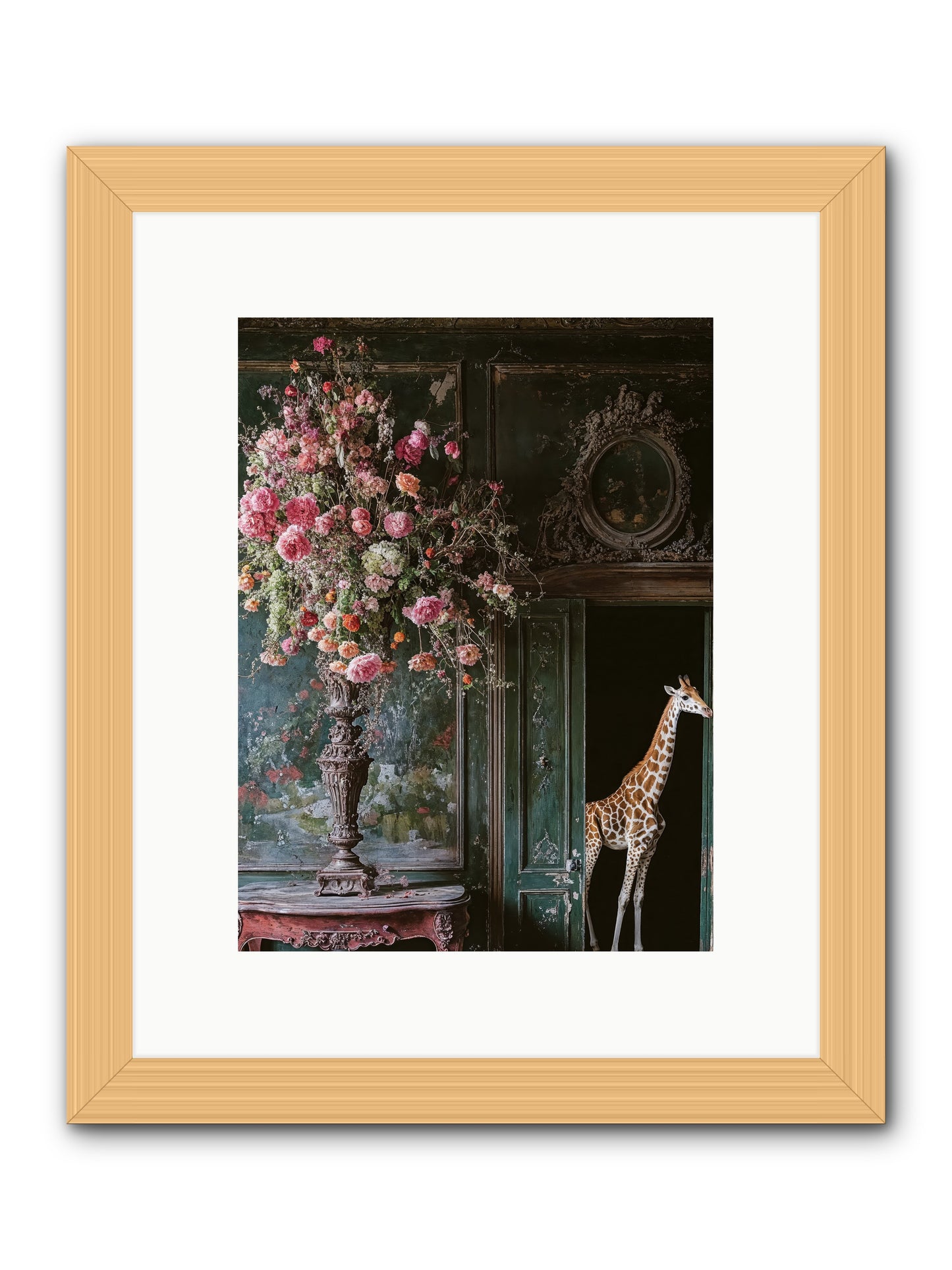 Whispered Entrance -- Framed Print - Natural 9x12