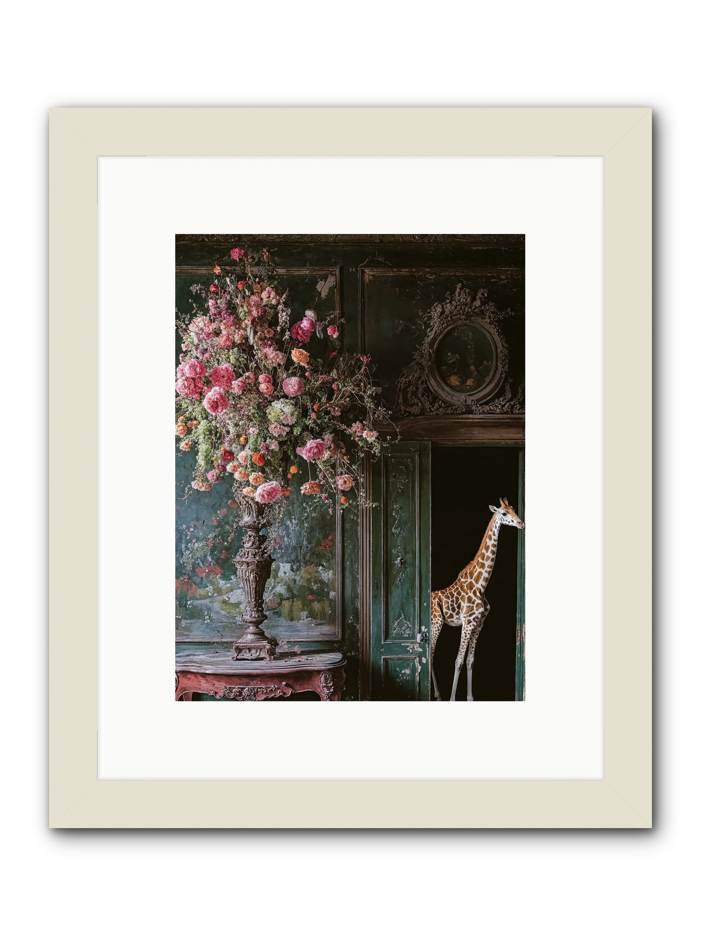 Whispered Entrance -- Framed Print - White 9x12
