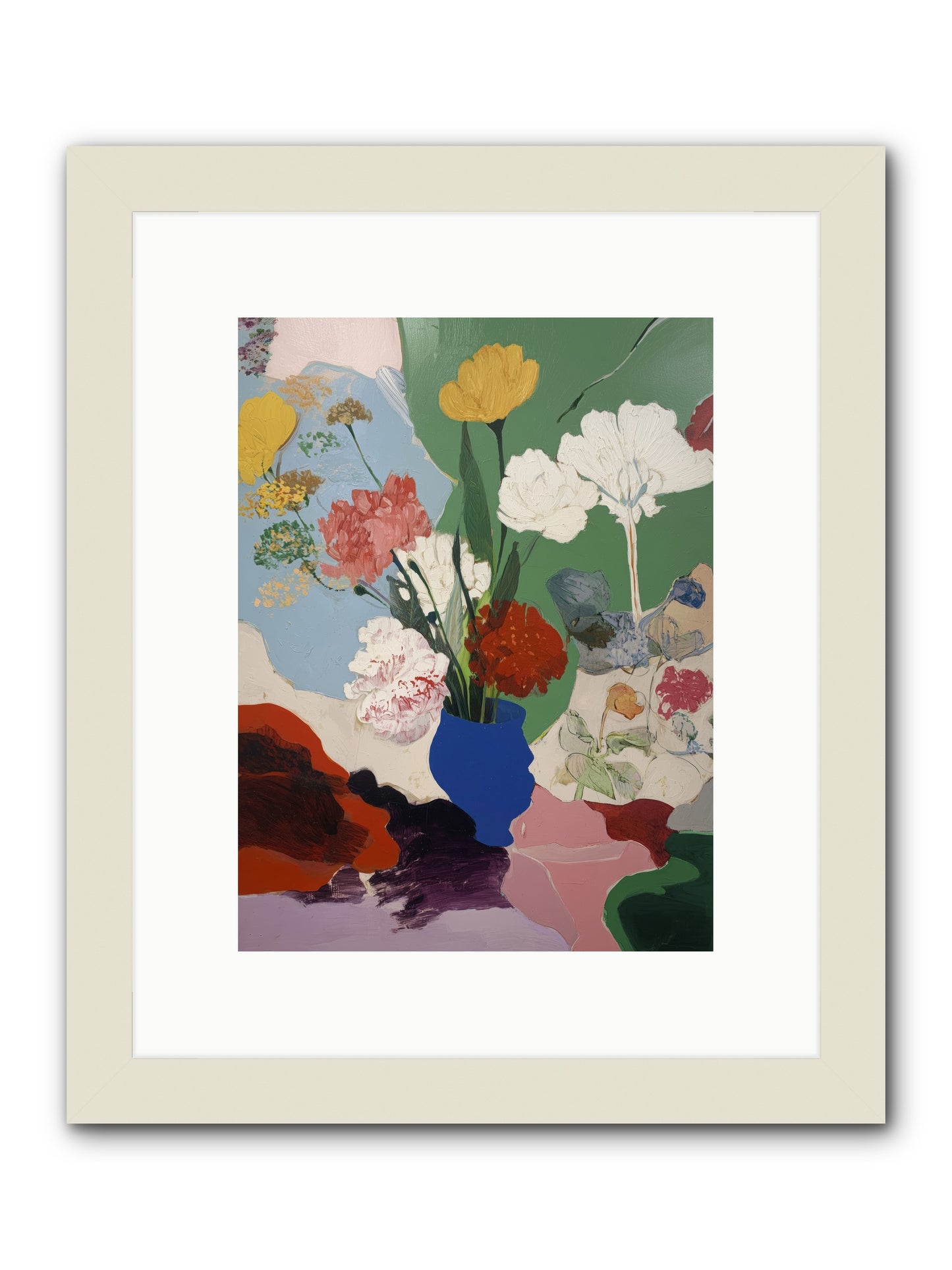 Whispered Journeys -- Framed Print - White 9x12