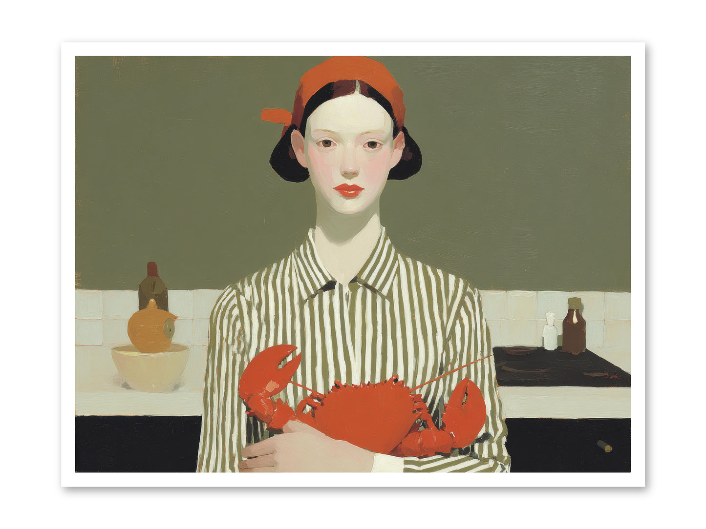 Whispered Lines -- Loose Canvas Print 40x30