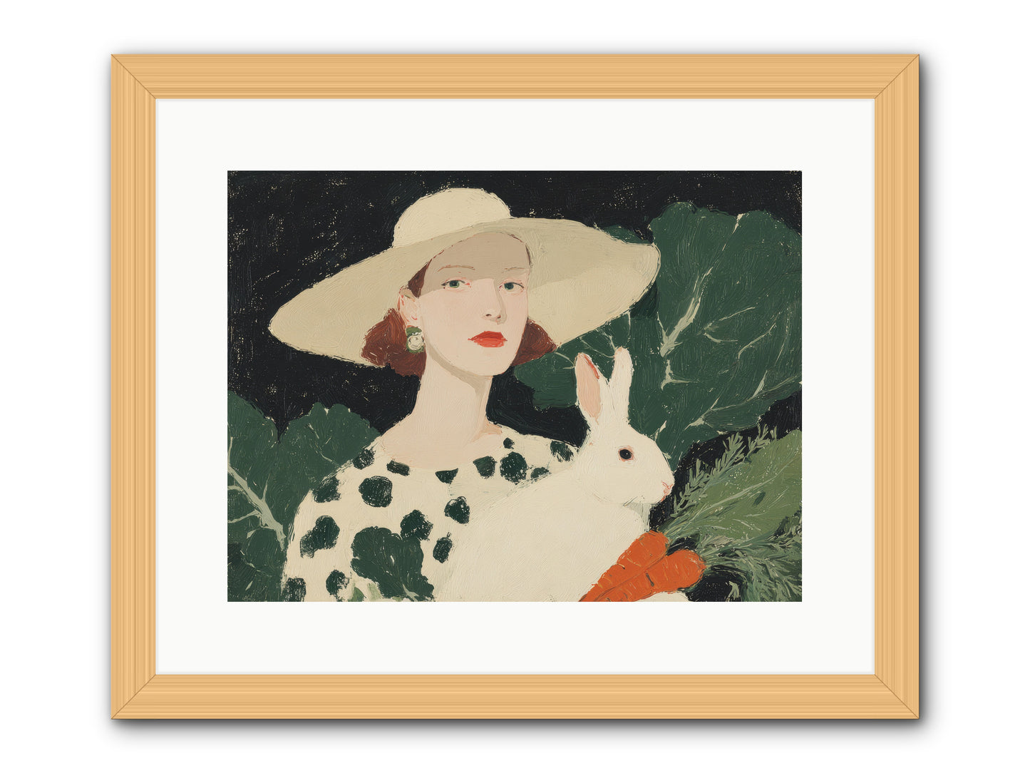Whispered Promises -- Framed Print - Natural 16x12